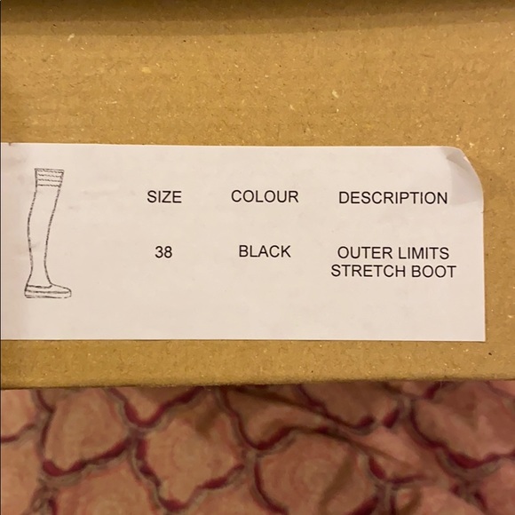 Free people 38 black outer limits stretch boots - Picture 7 of 7